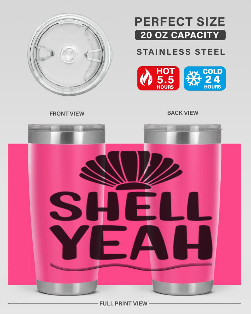 Shell yeah 597#- mermaid- Tumbler