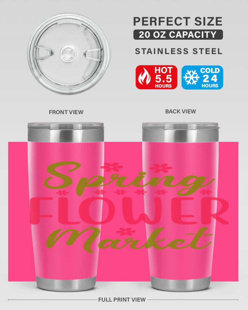 Spring Flower Market 423#- spring- Tumbler