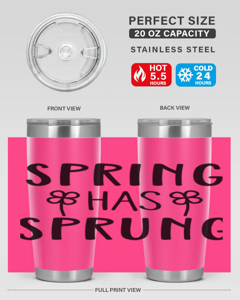 Spring has sprung design  490#- spring- Tumbler
