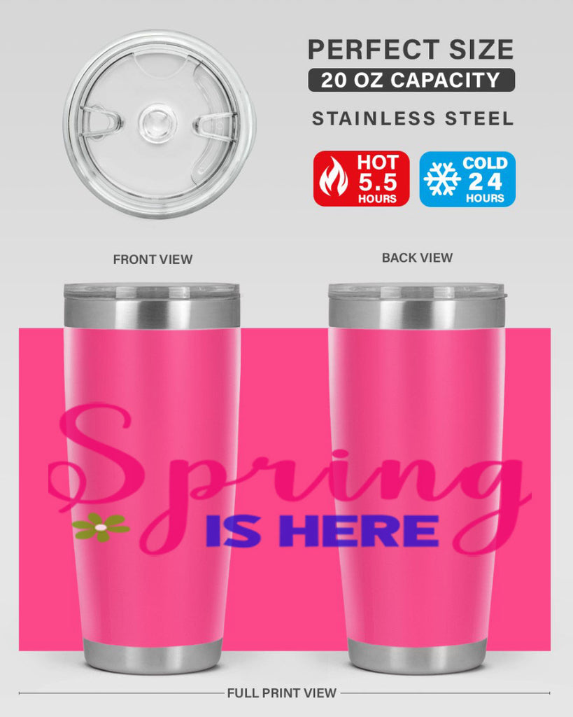 Spring is Here 455#- spring- Tumbler