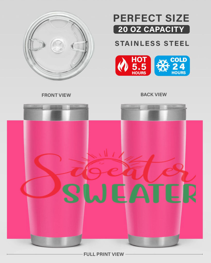 Sweater Weather 583#- fall- Tumbler
