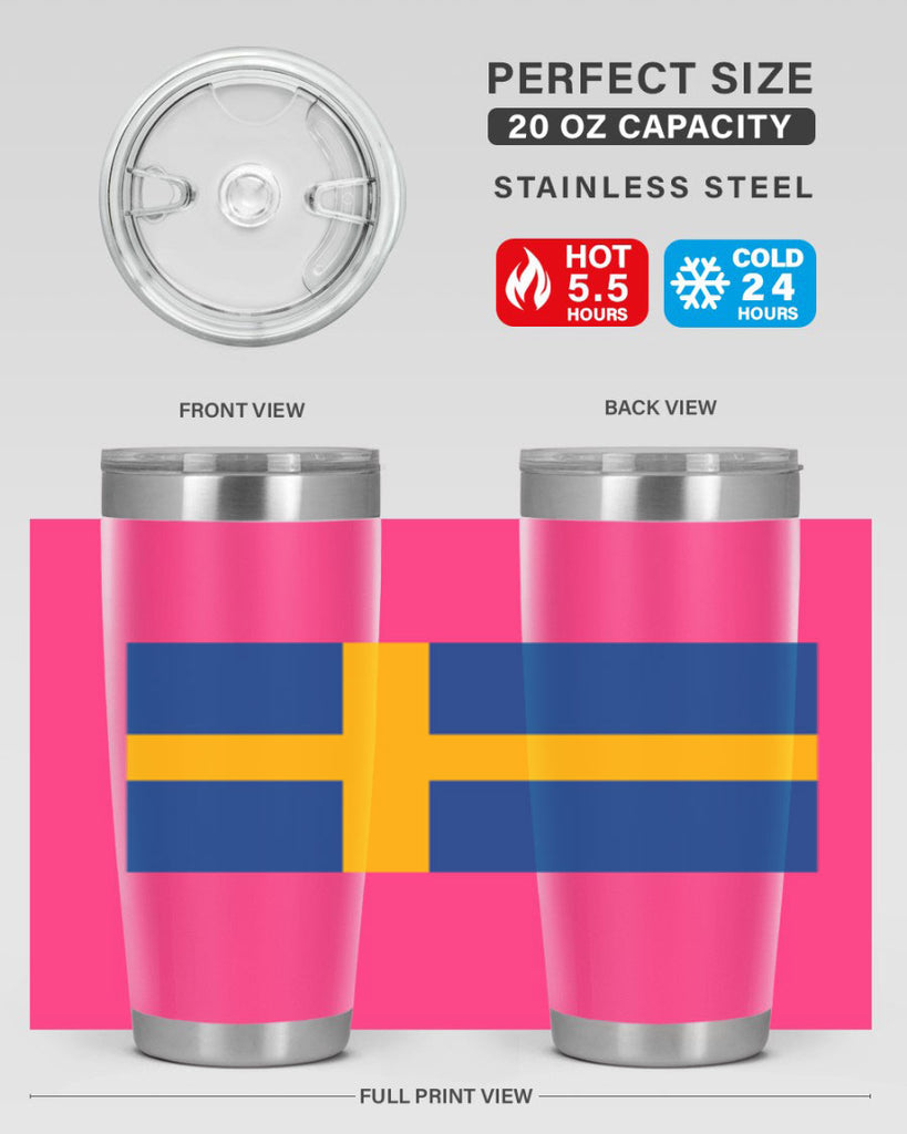 Sweden 29#- world flags- Tumbler