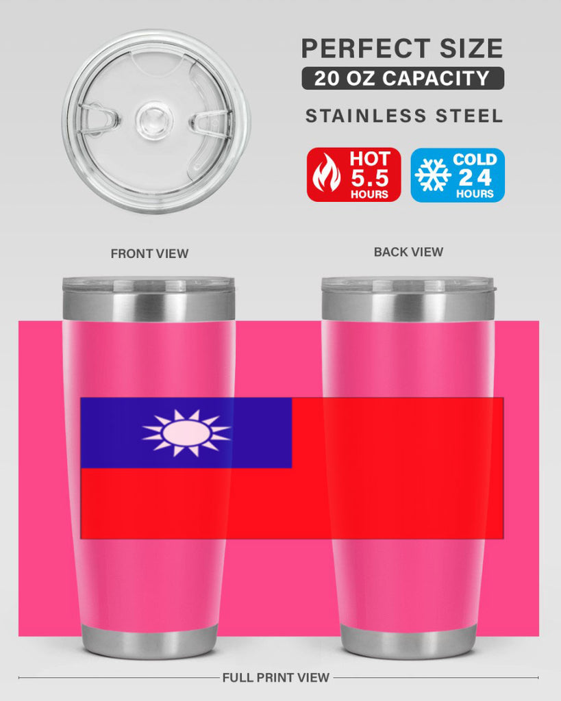 Taiwan 26#- world flags- Tumbler