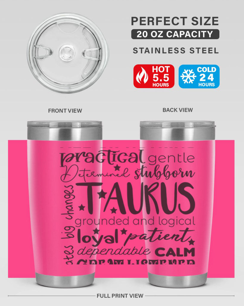 Taurus 573#- zodiac- Tumbler