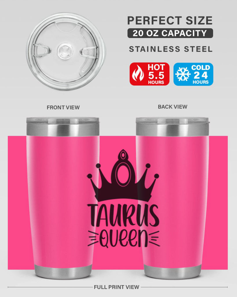 Taurus queen 503#- zodiac- Tumbler