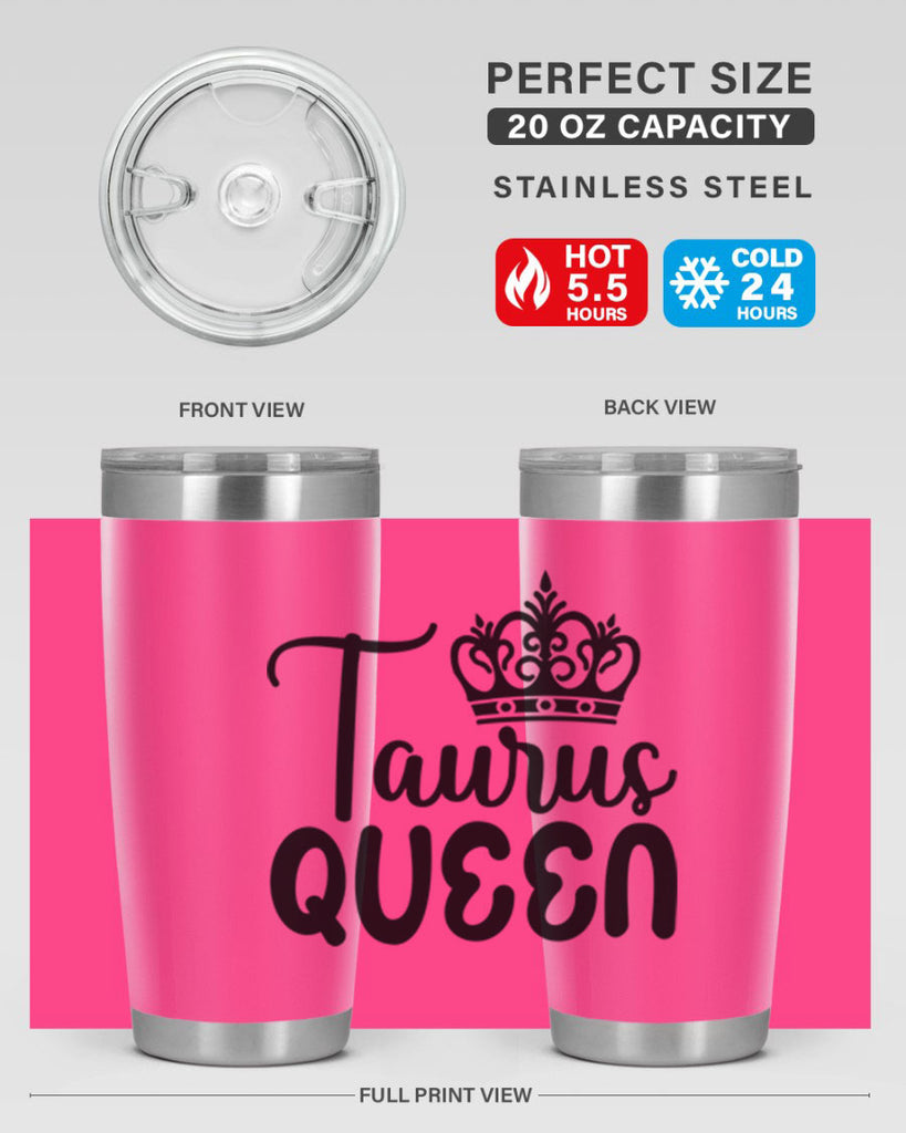 Taurus queen 504#- zodiac- Tumbler