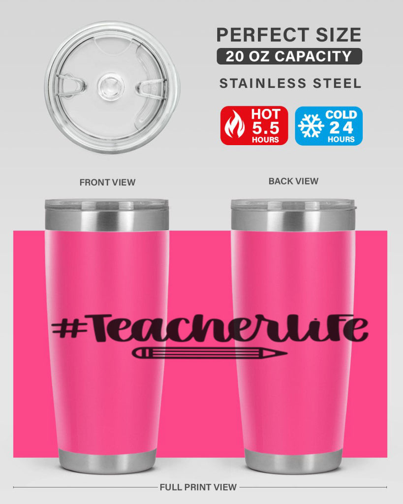 Teacher Life Style 50#- teacher- tumbler