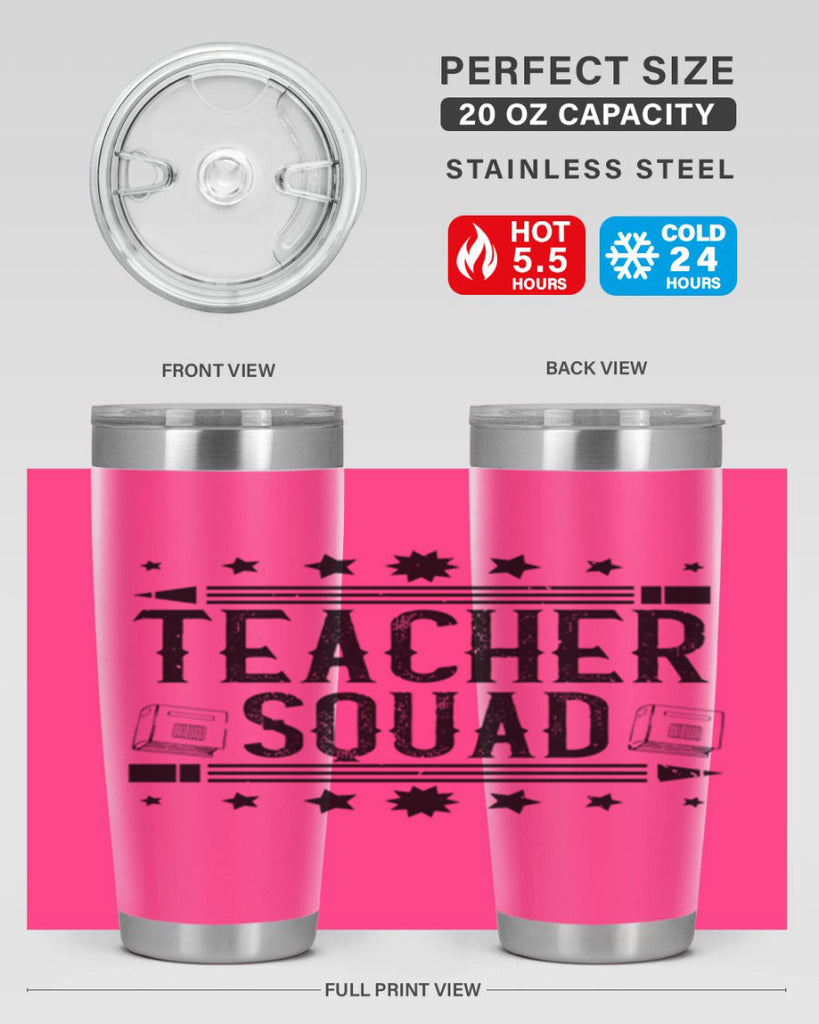 Teacher squad Style 14#- teacher- tumbler