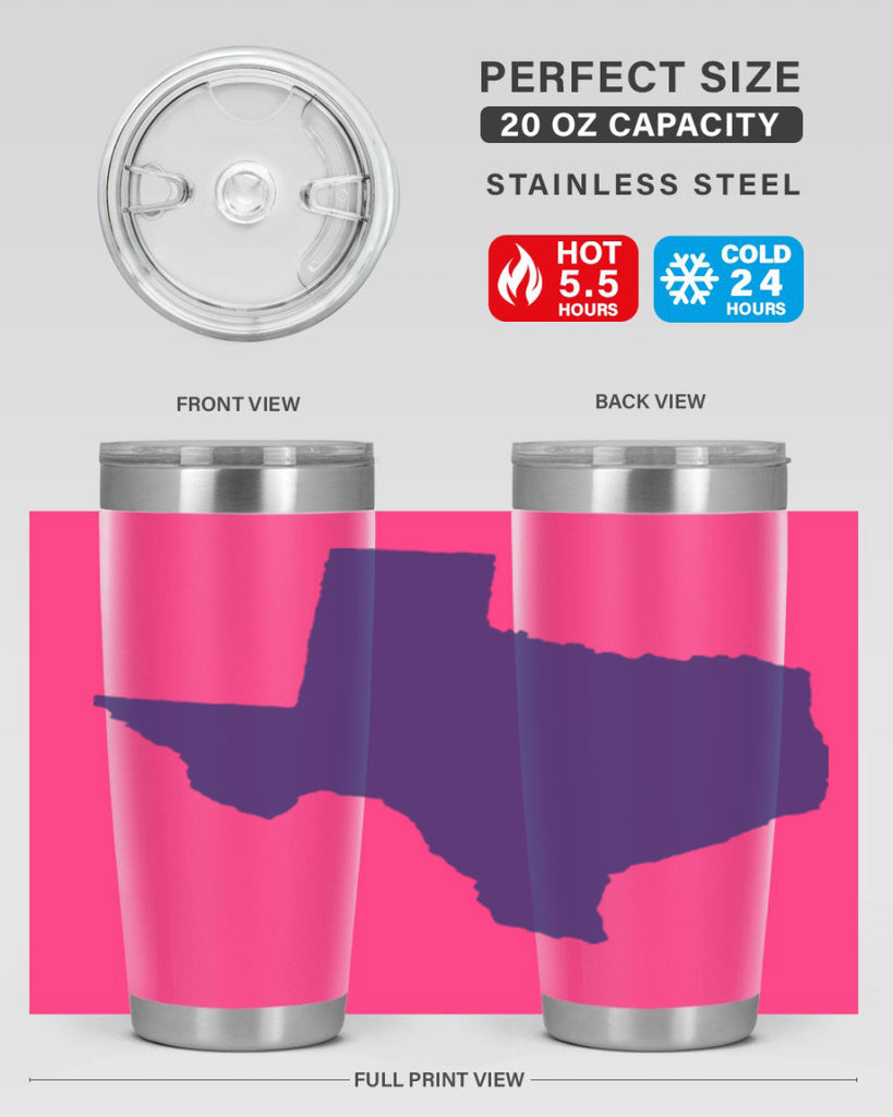 Texas 8#- stateflags- Tumbler