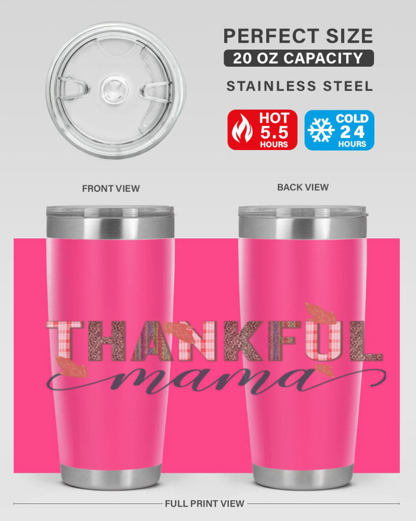 Thankful mama 606#- fall- Tumbler