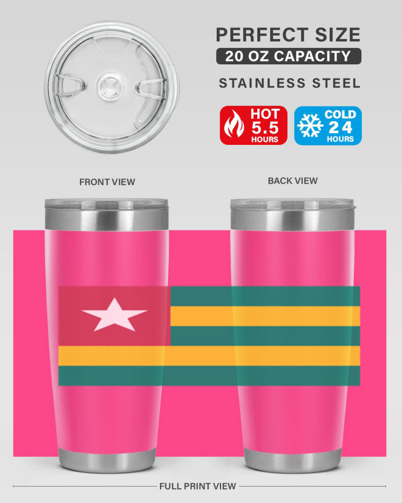 Togo 21#- world flags- Tumbler