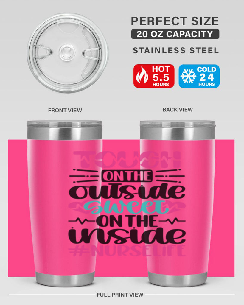 Tough On The Outside Style Style 15#- nurse- tumbler