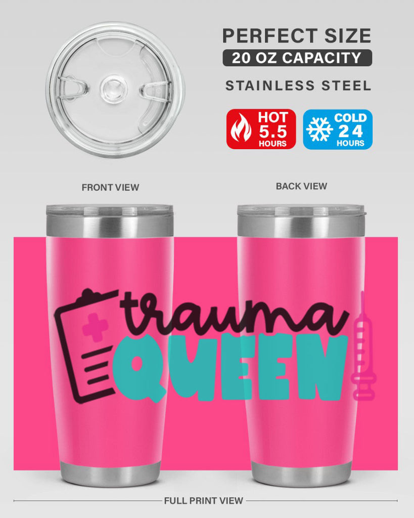 Trauma Queen Style Style 11#- nurse- tumbler