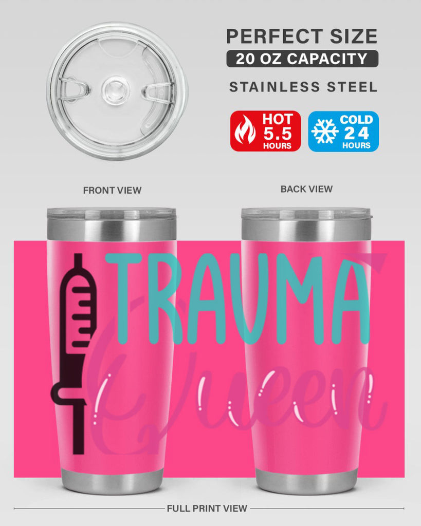 Trauma Queen Style Style 12#- nurse- tumbler