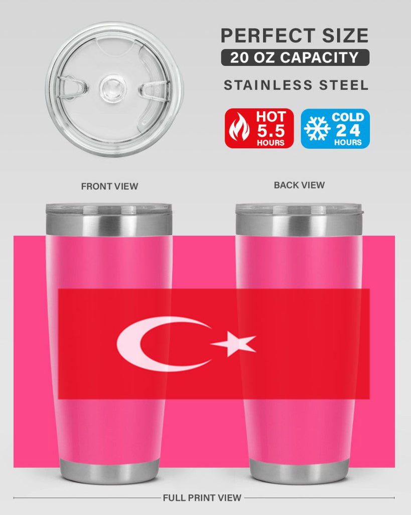 Turkey 17#- world flags- Tumbler