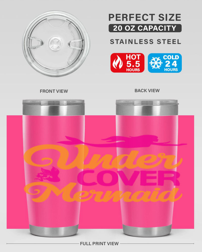 Under Cover Mermaid 638#- mermaid- Tumbler