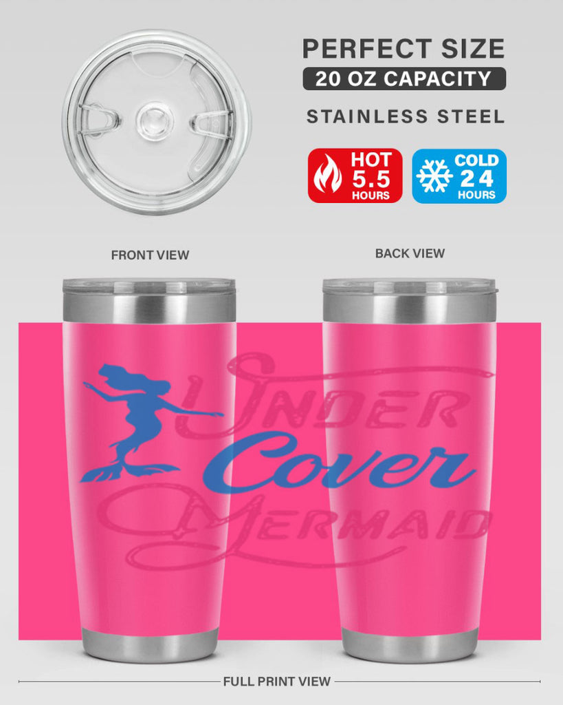 Under Cover Mermaid 640#- mermaid- Tumbler