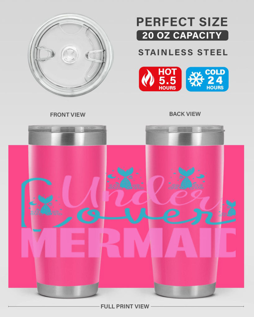 Under Cover Mermaid 643#- mermaid- Tumbler