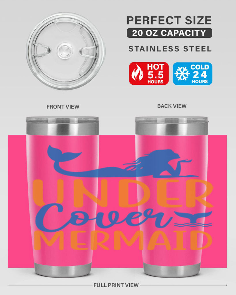 Under Cover Mermaid 644#- mermaid- Tumbler