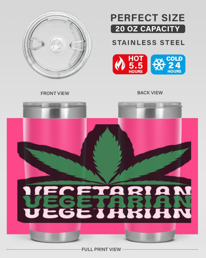 Vegetarian 271#- marijuana- Tumbler