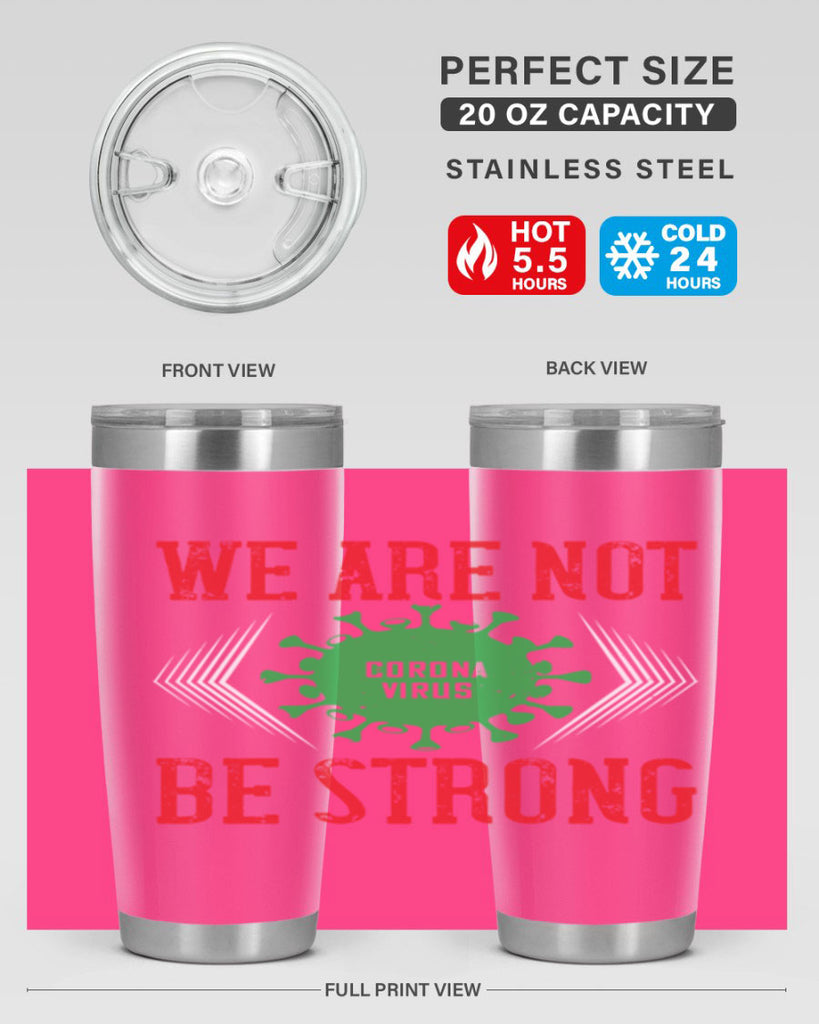 We are not be strong Style 12#- corona virus- Cotton Tank
