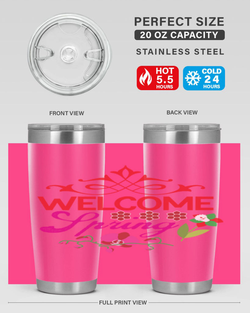 Welcome Spring 580#- spring- Tumbler