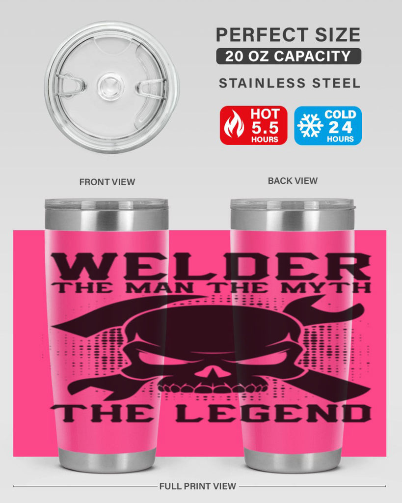 Welder the man Style 4#- welder- tumbler