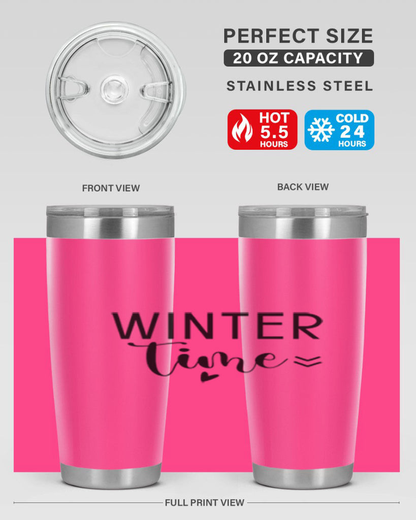 Winter Time 526#- winter- Tumbler