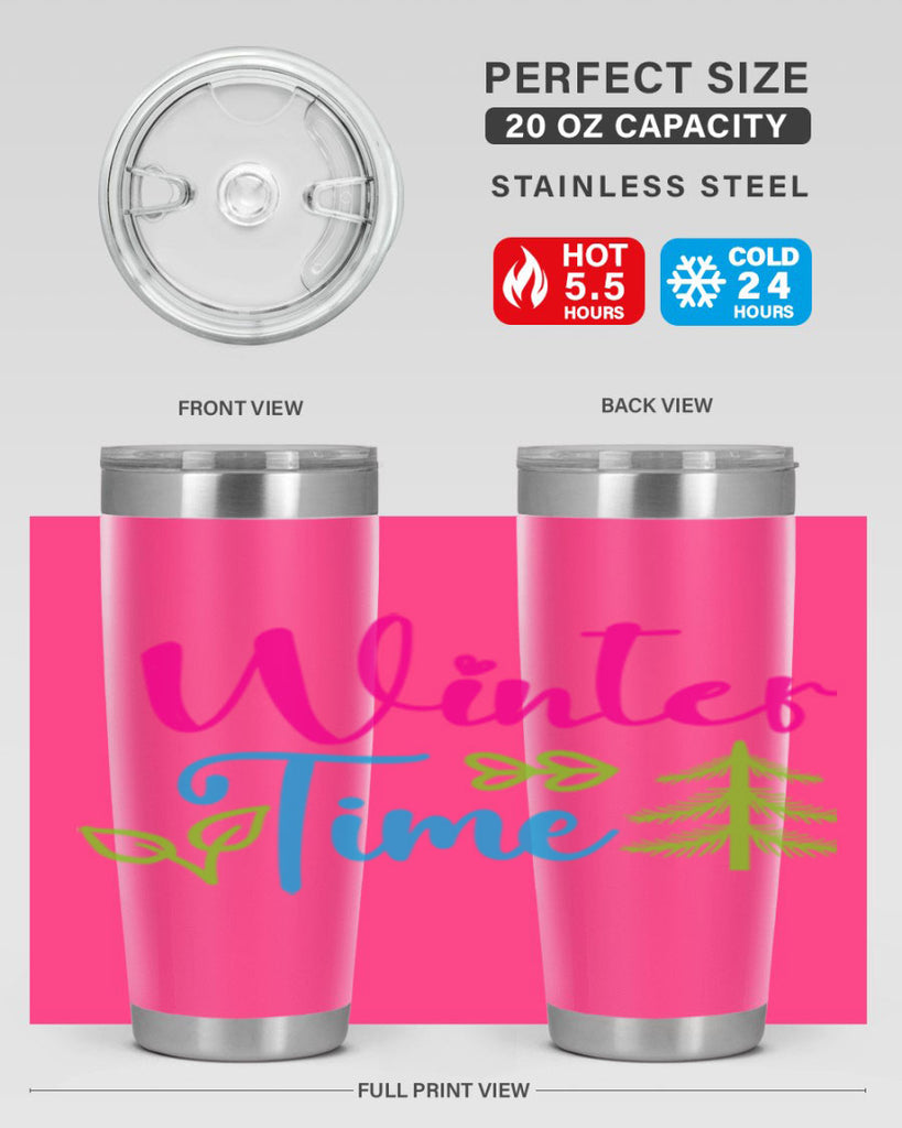 Winter Time 528#- winter- Tumbler