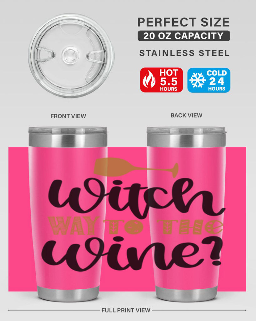 Witch Way to the Wine 651#- fall- Tumbler