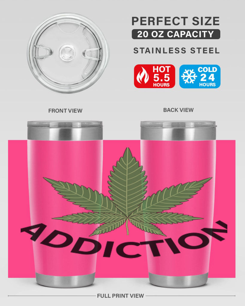 addiction cannabis 8#- marijuana- Tumbler