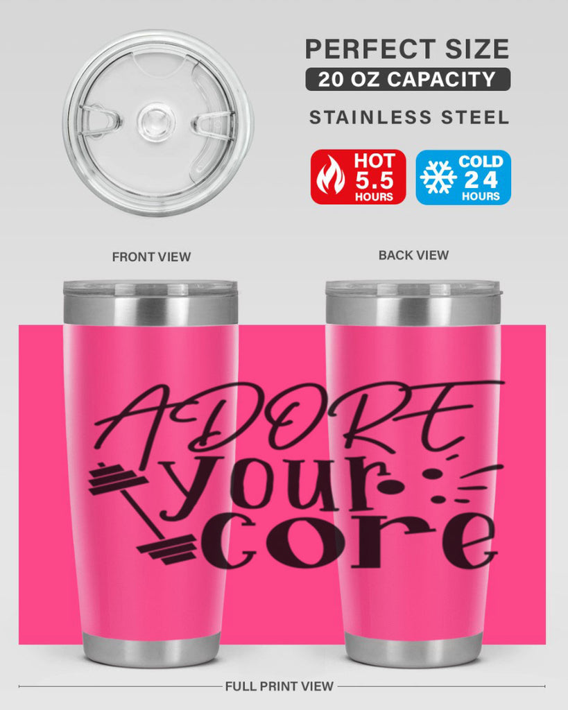 adore your core 53#- gym- Tumbler