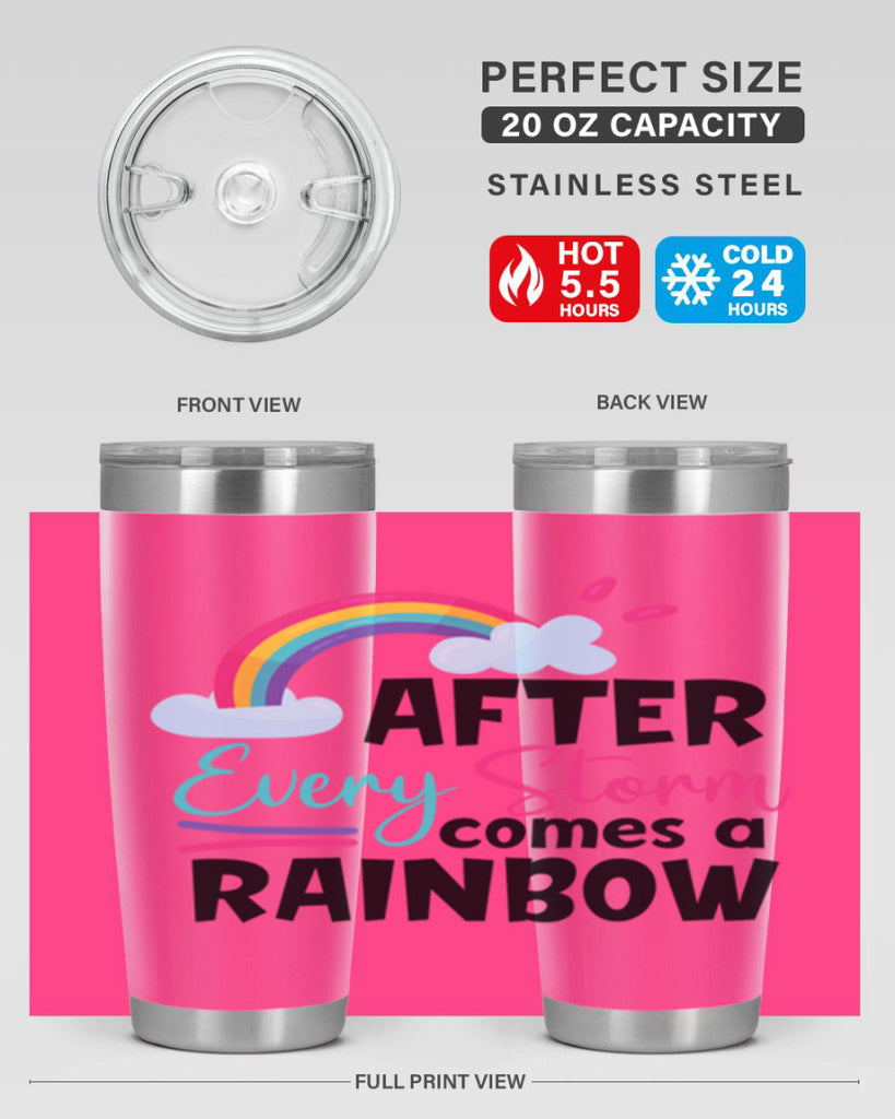 after every storm comes a rainbow Style 291#- baby- tumbler