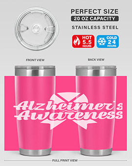 alzheimers awareness 124#- alzheimers- Tumbler