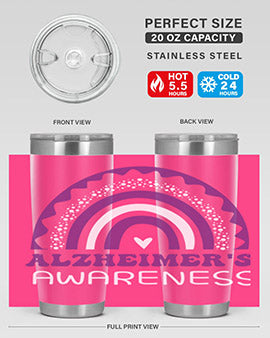 alzheimers awareness style 46#- alzheimers- Tumbler