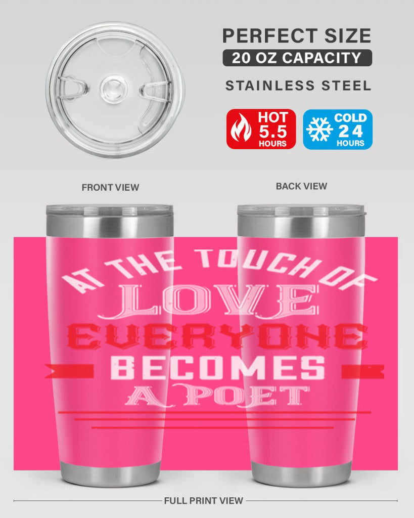 at the touch of love 69#- valentines day- Tumbler