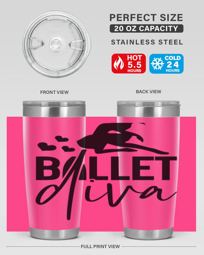 ballet diva 4#- ballet- Tumbler