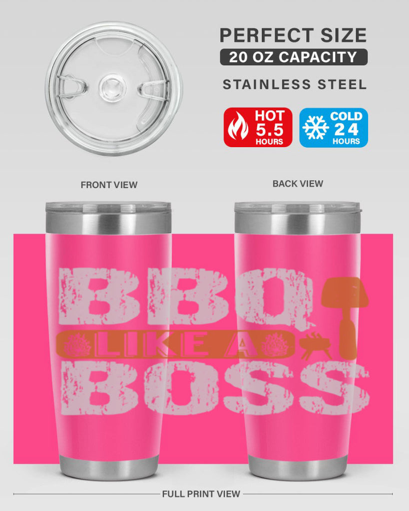 bbq like a boss 6#- bbq- Tumbler