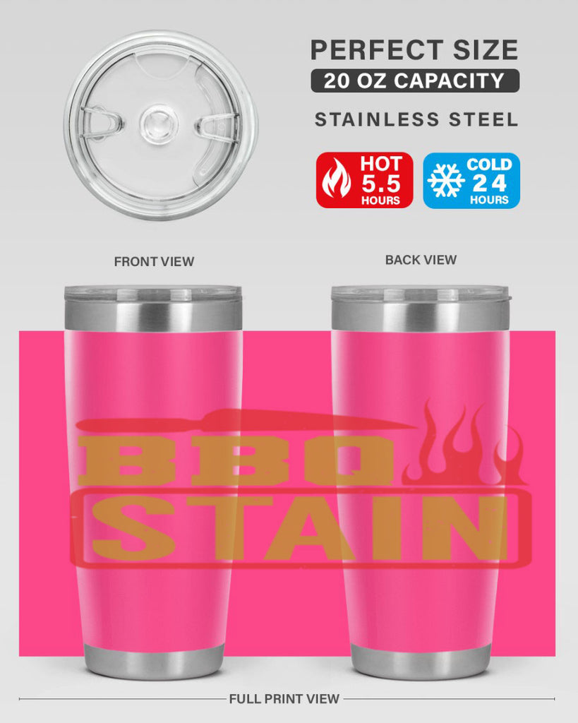 bbq stain 3#- bbq- Tumbler