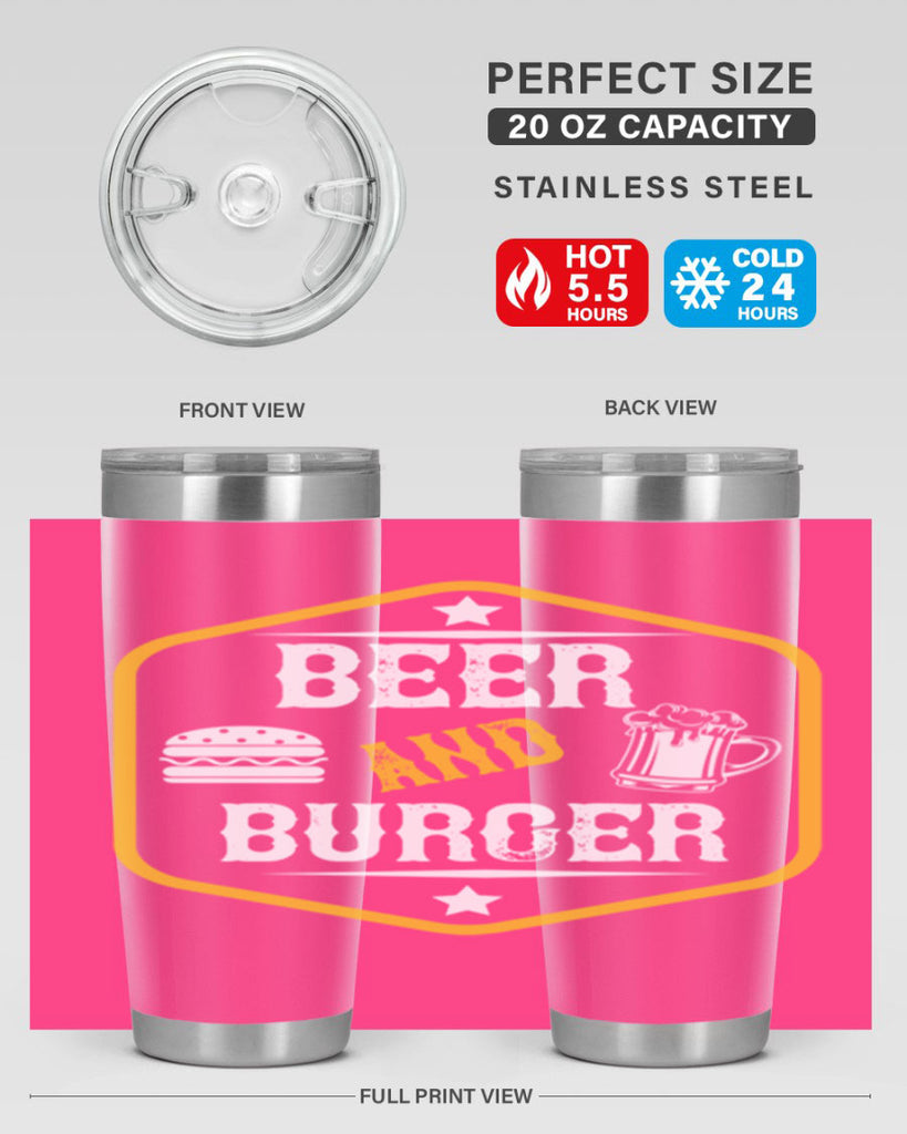 beer and burger 111#- beer- Tumbler