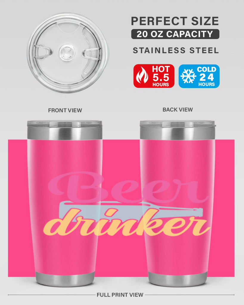 beer drinker 134#- beer- Tumbler