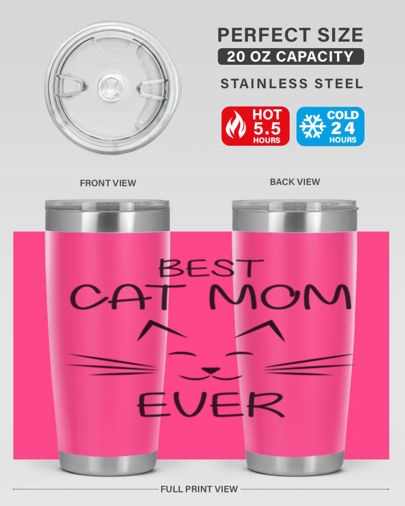 best cat mom ever 210#- mom- Tumbler