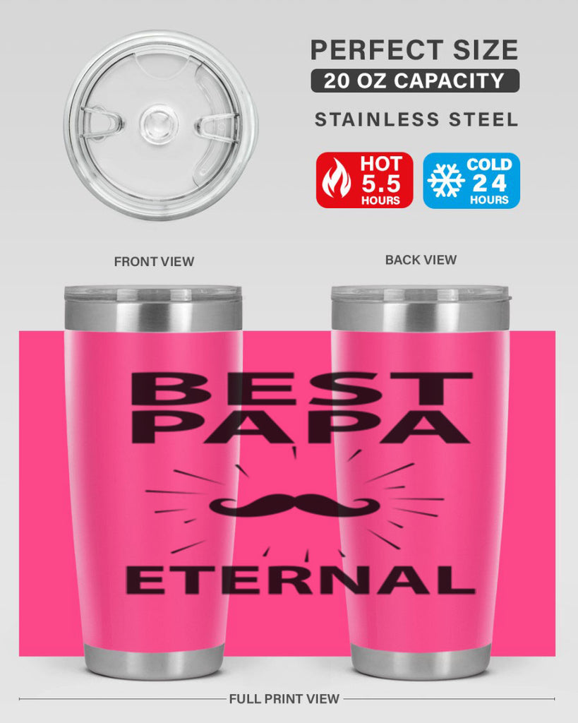 best papa png 92#- grandpa - papa- Tumbler