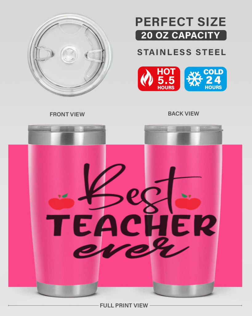 best teacher ever Style 188#- teacher- tumbler