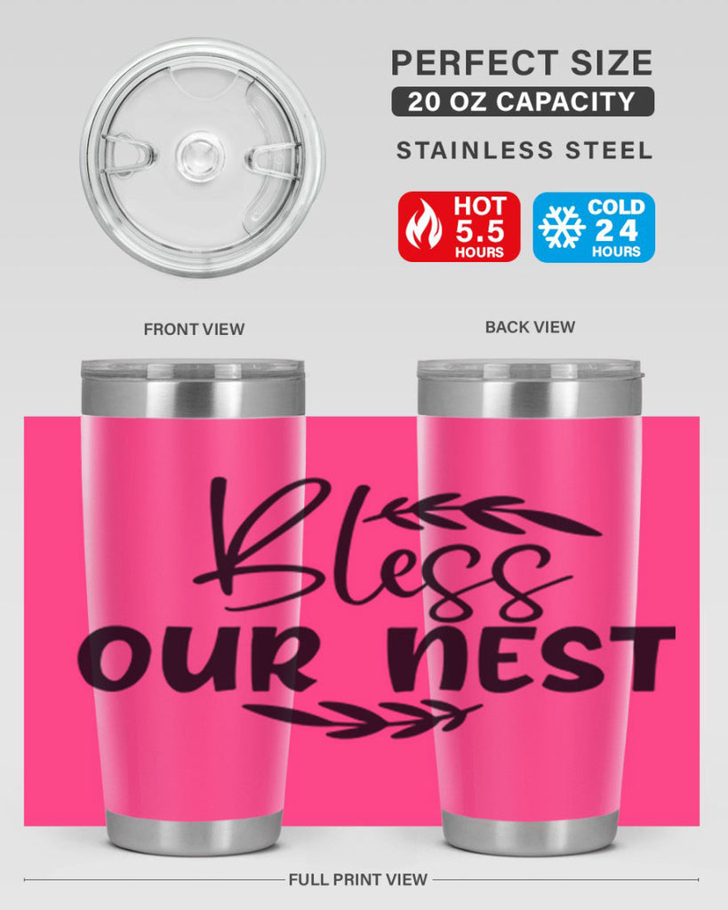 bless our nest 85#- home- Tumbler