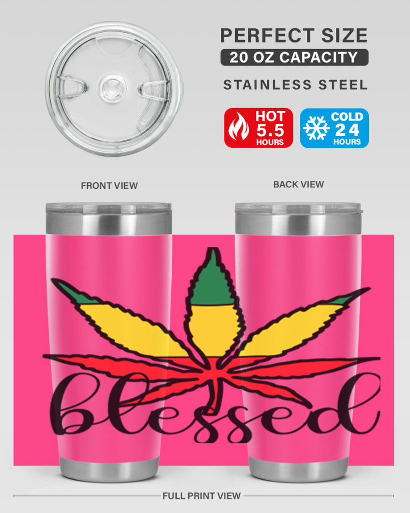 blessed cannabis jamacian 18#- marijuana- Tumbler