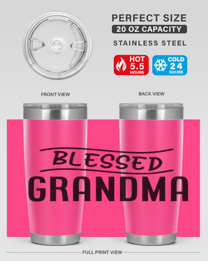 blessed grandma 62#- grandma - nana- Tumbler