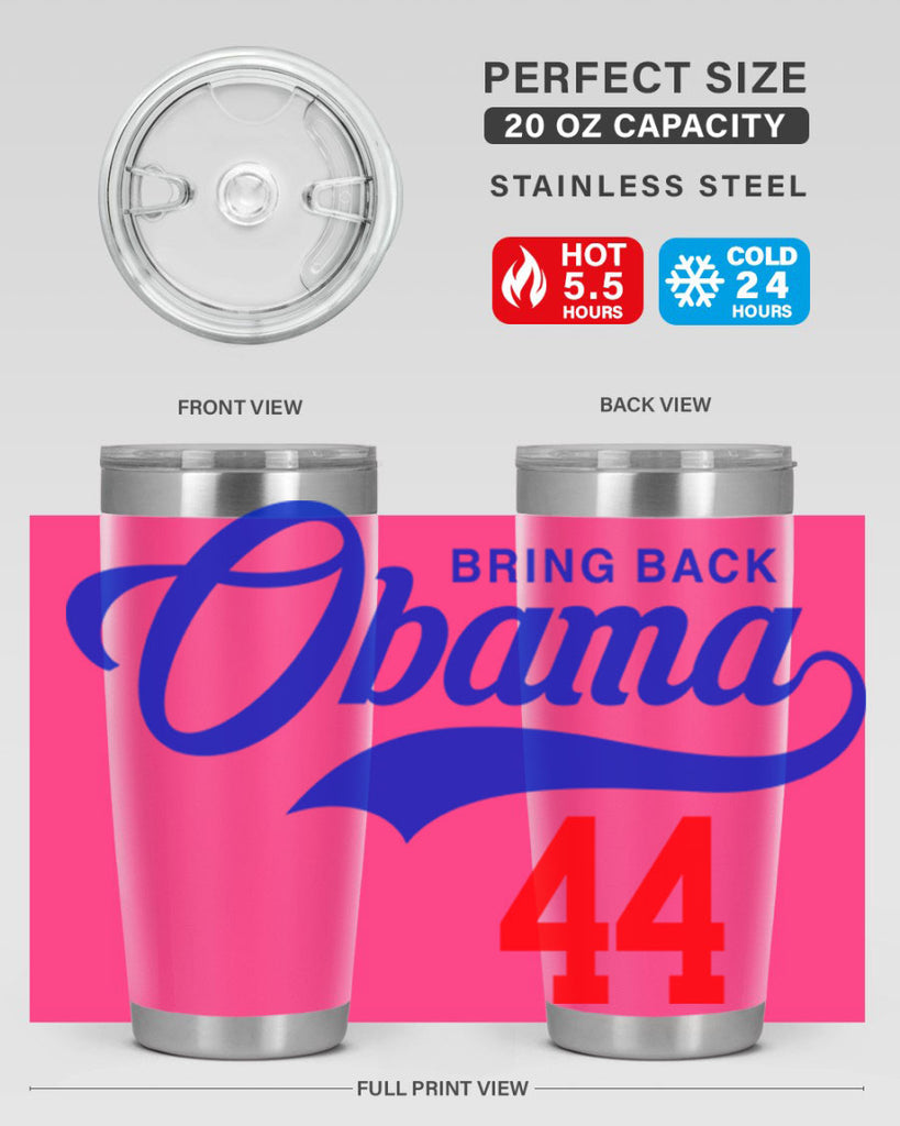 bring back obama jersey 191#- black words phrases- Cotton Tank