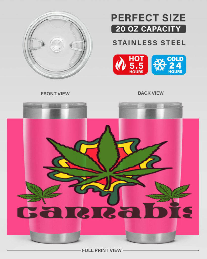 cannabis a 39#- marijuana- Tumbler