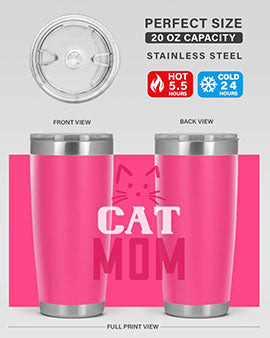 cat mom Style 34#- cat- Tumbler
